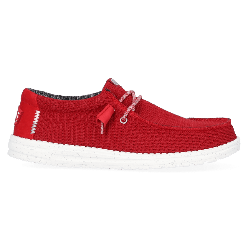 Wally Sport Mesh Herren Halbschuhe Dark Red