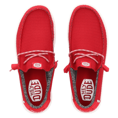 Wally Sport Mesh Herren Halbschuhe Dark Red