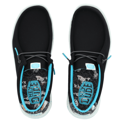 Wally H2O Herren Halbschuhe Tropical Black