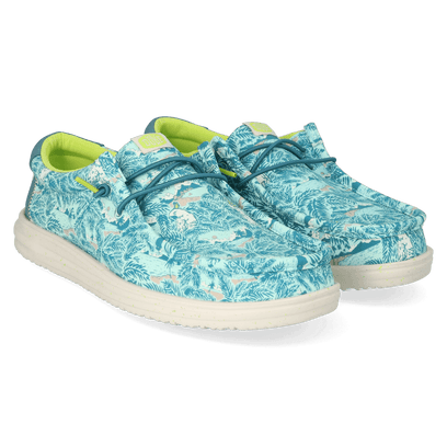 Wally H2O Herren Halbschuhe Tropical Blue/Tropical