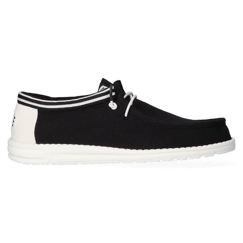 Wally Letterman Herren Halbschuhe Black/White