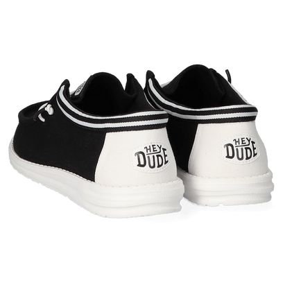 Wally Letterman Herren Halbschuhe Black/White