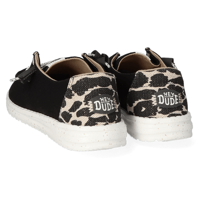 Wendy Damen Halbschuhe Black/Leopard