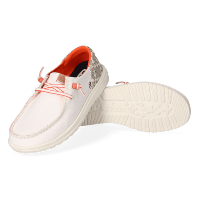 Wendy Funk Jacquard Damen Halbschuhe Beige