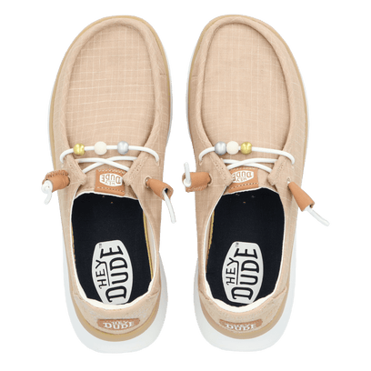 Wendy Peak Baja Damen Halbschuhe Stripe Tan