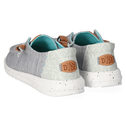 Wendy Heathered Slub Tropical Damen Halbschuhe Grey