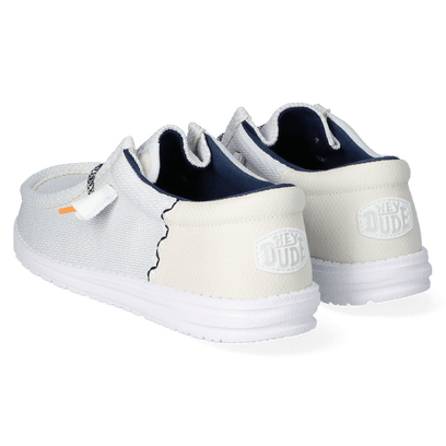 Wally Funk Open Mesh Damen Halbschuhe White/White