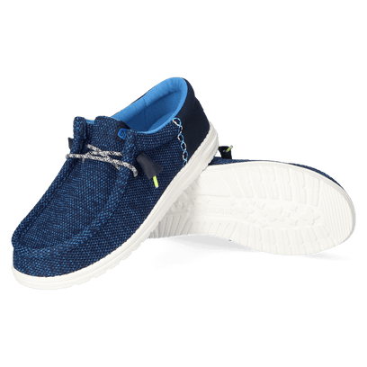 Wally Funk Open Mesh Damen Halbschuhe Blue/White