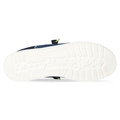 Wally Funk Open Mesh Damen Halbschuhe Blue/White