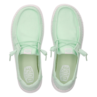 Wendy Stretch Canvas Damen Halbschuhe Bay Blue