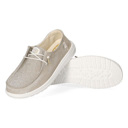 Wendy Metallic Sparkle Damen Halbschuhe Gold