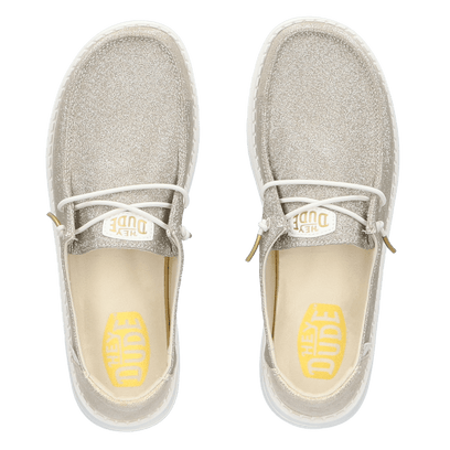 Wendy Metallic Sparkle Damen Halbschuhe Gold