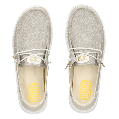 Wendy Metallic Sparkle Damen Halbschuhe Gold