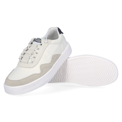 Hudson Canvas Herren Sneaker White/Grey