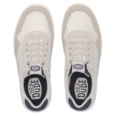 Hudson Canvas Herren Sneaker White/Grey