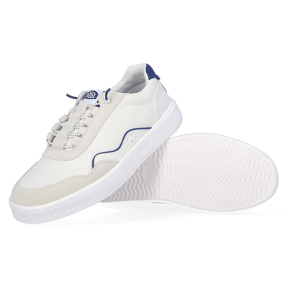 Hudson Canvas Herren Sneaker White/Navy