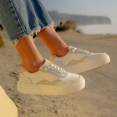 Hudson Lift Sport Damen Sneaker Cream