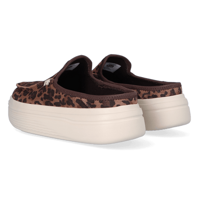 Austin Lift Classic Damen Wildleder-Halbschuhe Brown Leopard