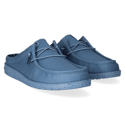 Wally Slip Canvas Herren Slippers Elemental Blue