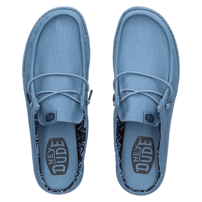 Wally Slip Canvas Herren Slippers Elemental Blue