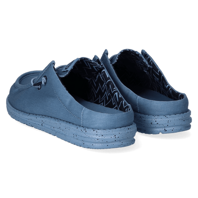 Wally Slip Canvas Herren Slippers Elemental Blue