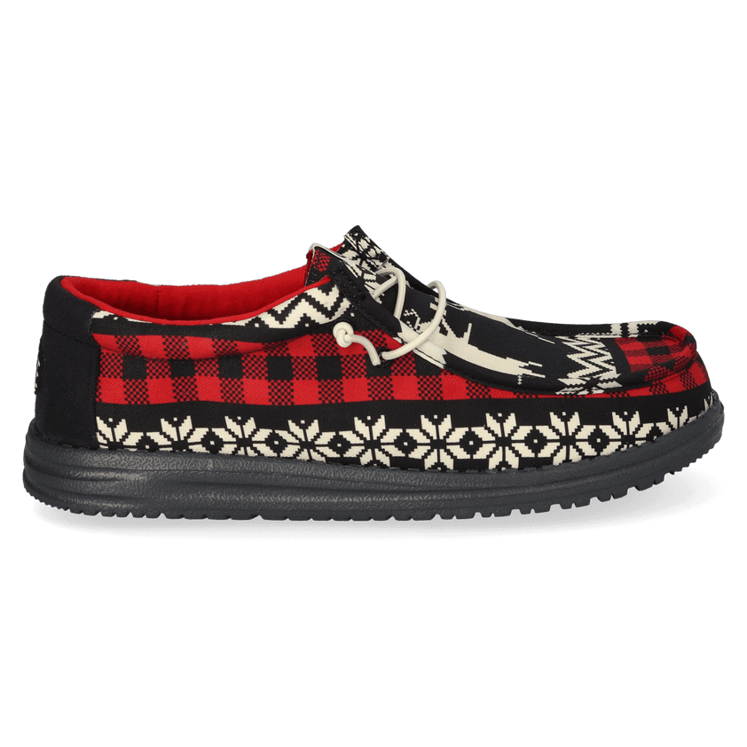 Wally Holiday Cheers Herren Weihnachtsschuhe Black/Multi