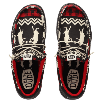 Wally Holiday Cheers Herren Weihnachtsschuhe Black/Multi