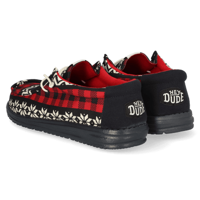 Wally Holiday Cheers Herren Weihnachtsschuhe Black/Multi