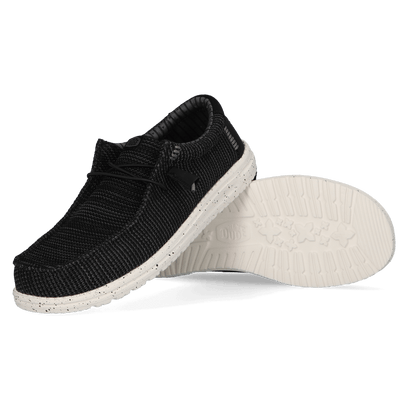 Wally Stretch Sox Herren Halbschuhe Black/White