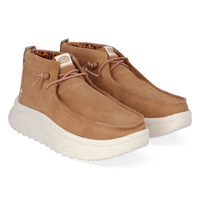 Wendy Peak Hi Suede Damen Halbschuhe Chestnut
