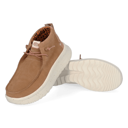 Wendy Peak Hi Suede Damen Halbschuhe Chestnut