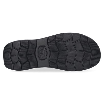 Wally Comf Suede Herren Halbschuhe Black