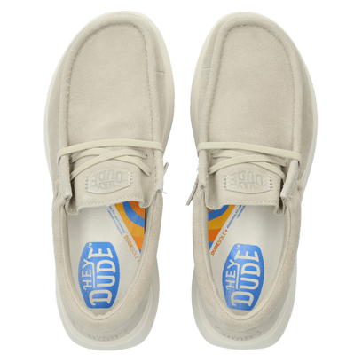 Wally Comf Suede Herren Halbschuhe Stone Grey/Silver Birch