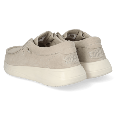 Wally Comf Suede Herren Halbschuhe Stone Grey/Silver Birch