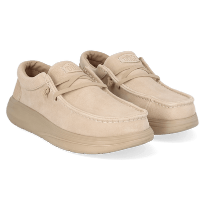 Wally Comf Suede Herren Halbschuhe Tan