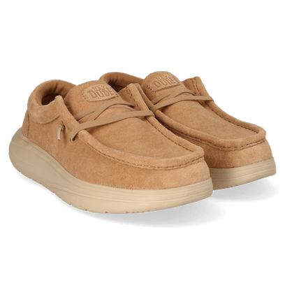Wally Comf Suede Herren Halbschuhe Tobacco Brown/Irish Cream
