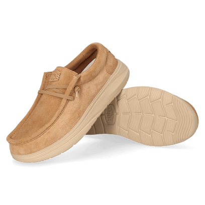 Wally Comf Suede Herren Halbschuhe Tobacco Brown/Irish Cream