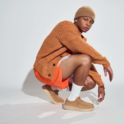 Wally Comf Suede Herren Halbschuhe Tobacco Brown/Irish Cream