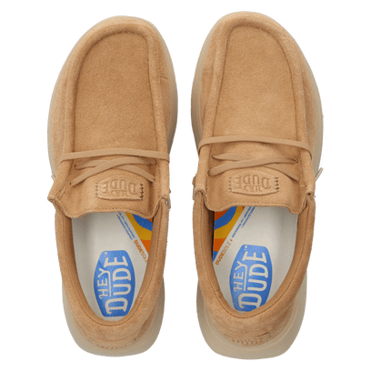 Wally Comf Suede Herren Halbschuhe Tobacco Brown/Irish Cream