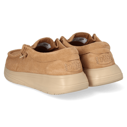 Wally Comf Suede Herren Halbschuhe Tobacco Brown/Irish Cream
