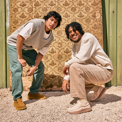 Wally Comf Suede Herren Halbschuhe Golden Yellow