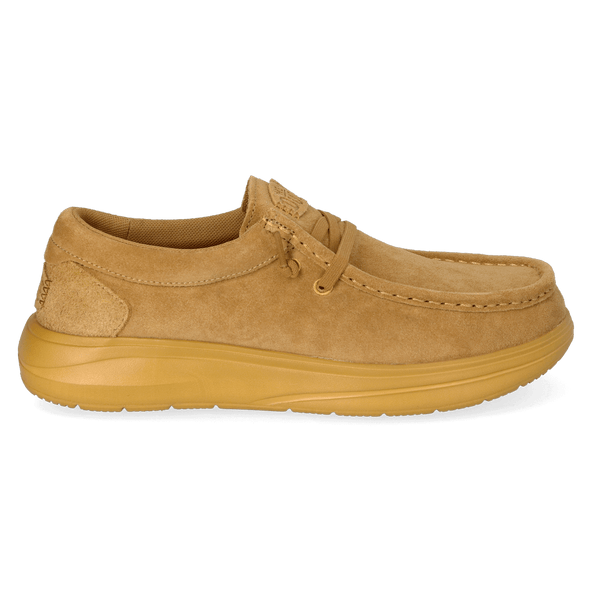 Wally Comf Suede Herren Halbschuhe Golden Yellow Wally Comf Suede Herren Halbschuhe Golden Yellow