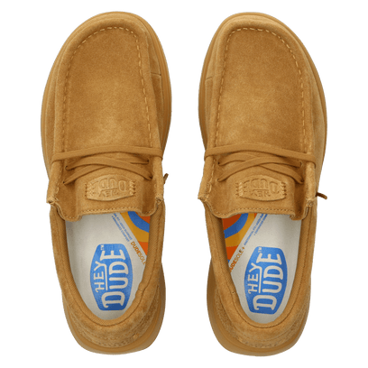 Wally Comf Suede Herren Halbschuhe Golden Yellow