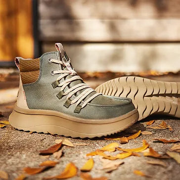 Wendy Apres Coated Twill Damen Boots Olive