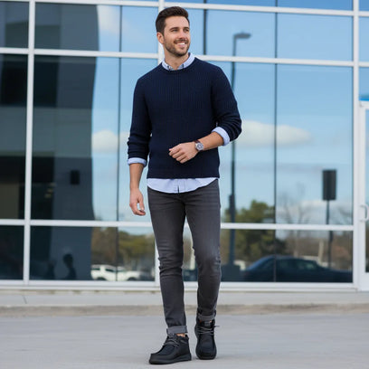 Wally Mid GripR Classic Herren Boots Black/Black