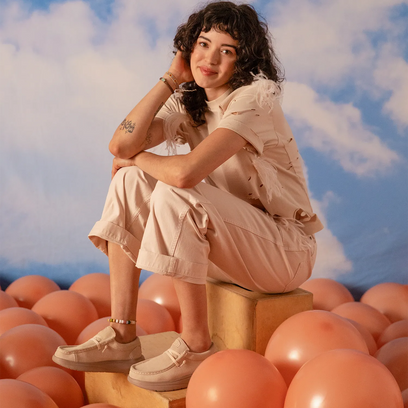 Wendy Comf Suede Damen Halbschuhe Blush