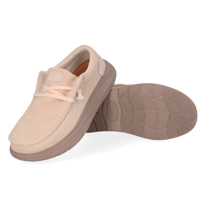 Wendy Comf Suede Damen Halbschuhe Blush