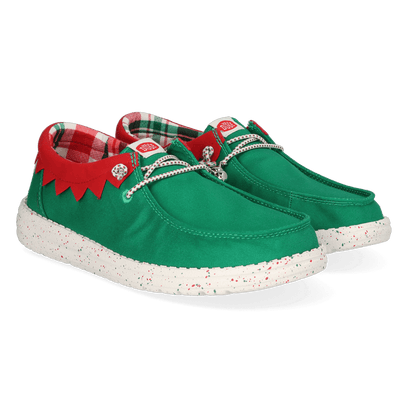 Wendy Holiday Elf Damen Weihnachtsschuhe Green/Red