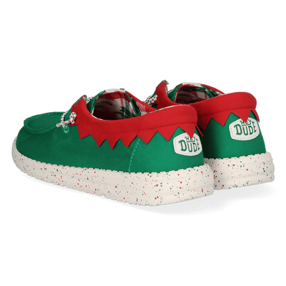 Wendy Holiday Elf Damen Weihnachtsschuhe Green/Red