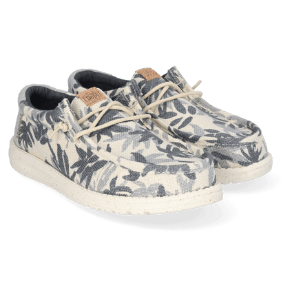 Wally Palm Jute Herren Halbschuhe Egret/Cloud Blue